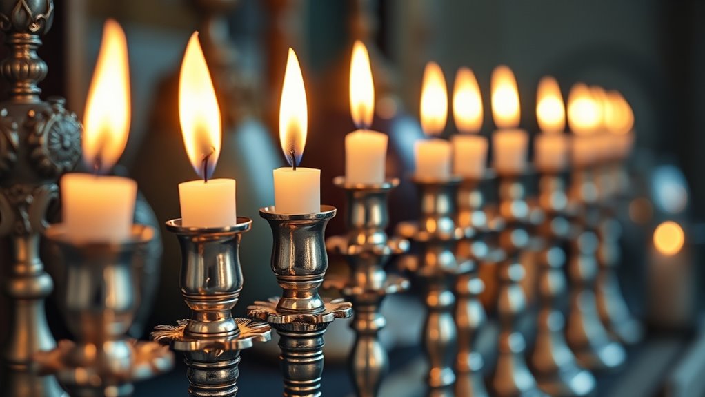 lighting candles symbolizes divine connection