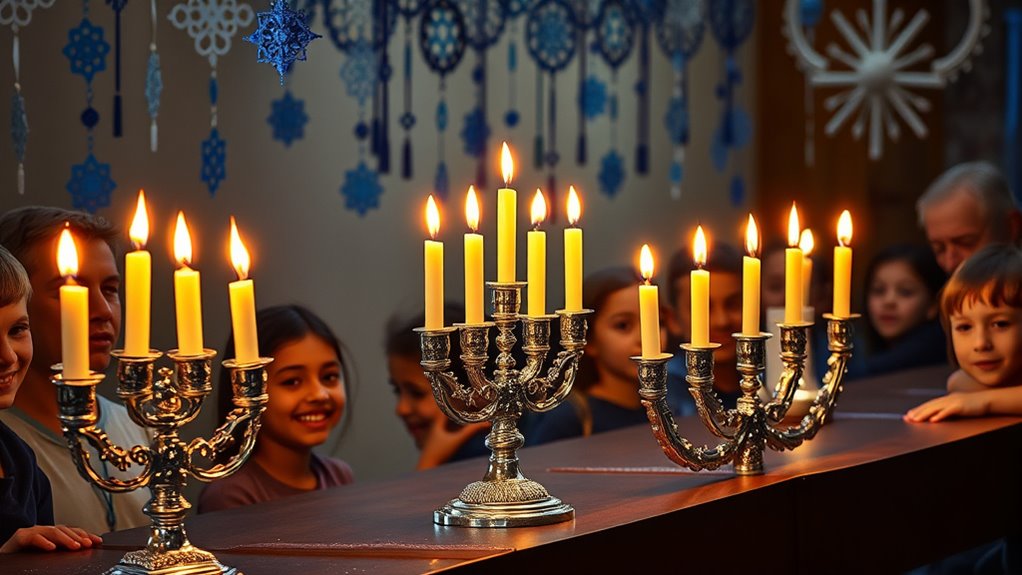 lighting candles symbolizes hope