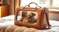 luxury travel dog carriers