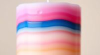 making multi colored candles