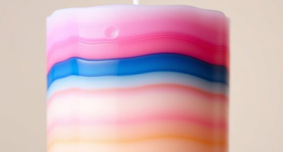 making multi colored candles