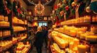 manage holiday candle sales