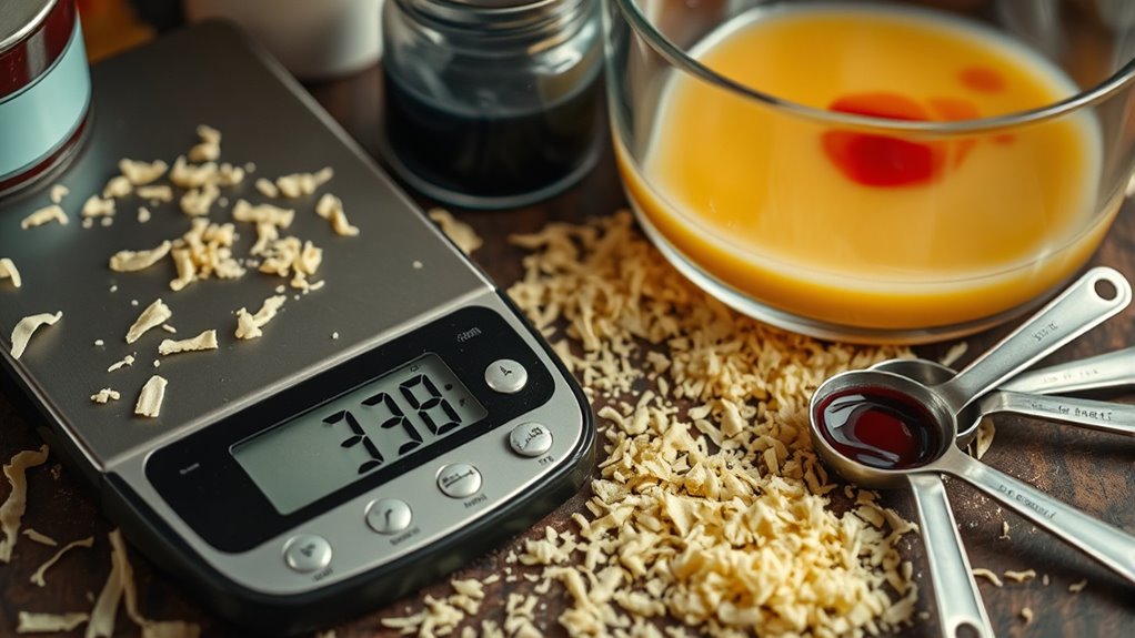 measure ingredients precisely