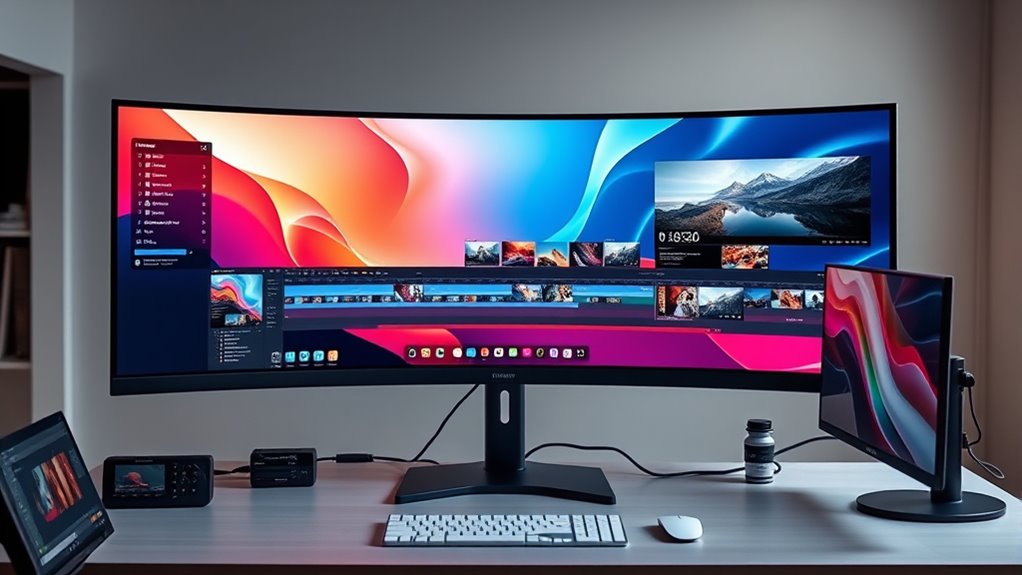 monitor selection for editing