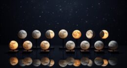 moon phase decorative holders