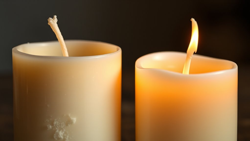 natural waxes burn cleaner