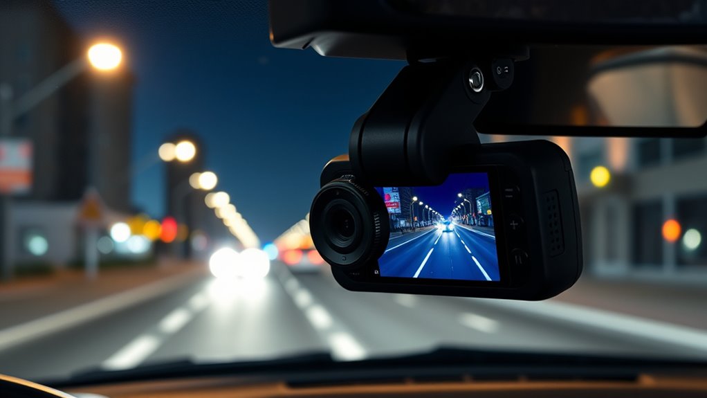 night vision dash camera features