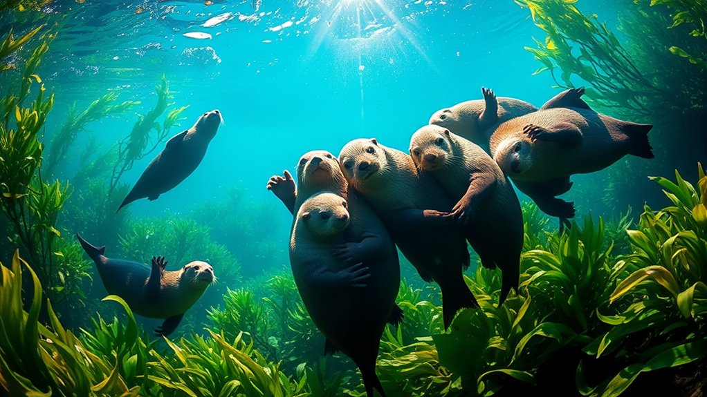 otters control kelp ecosystems