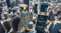 peregrine falcon urban rise