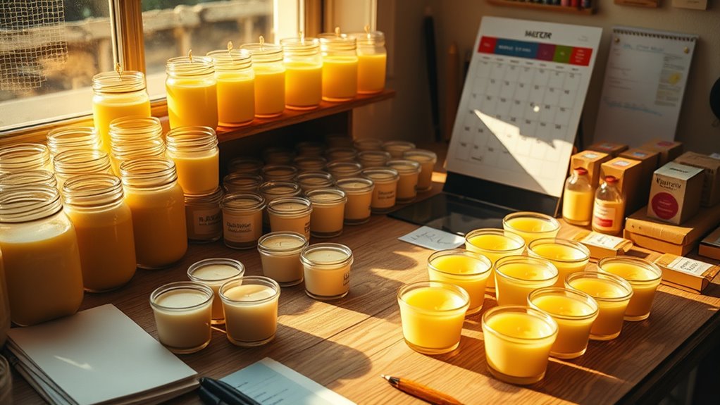 plan seasonal craft fairs