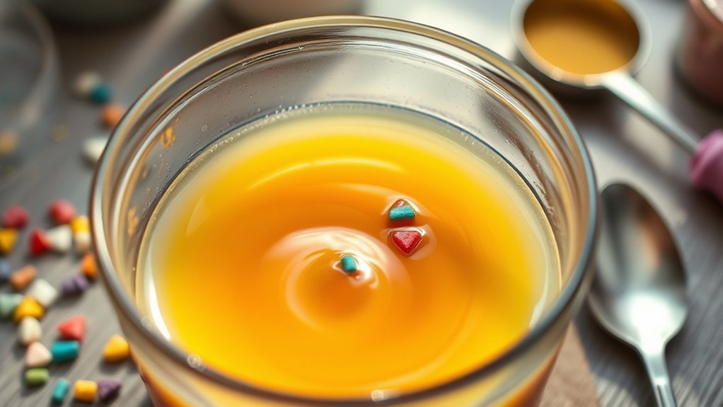 pour center avoid overfill