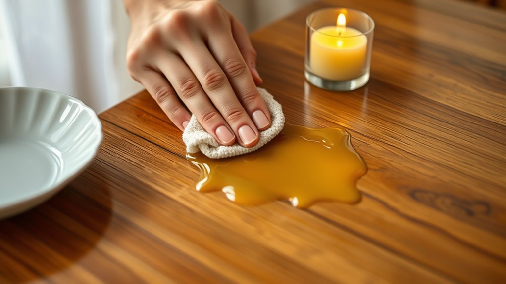 prevent wax spills safely