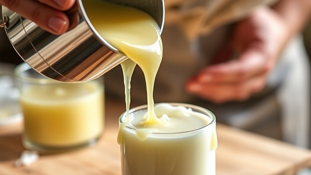 proper wick and temperature