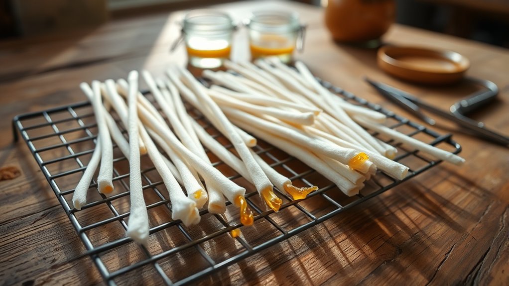proper wick drying and curing