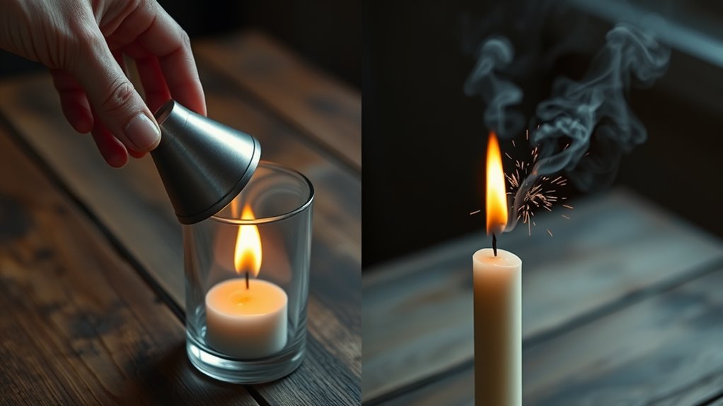 quick safe candle extinguishing