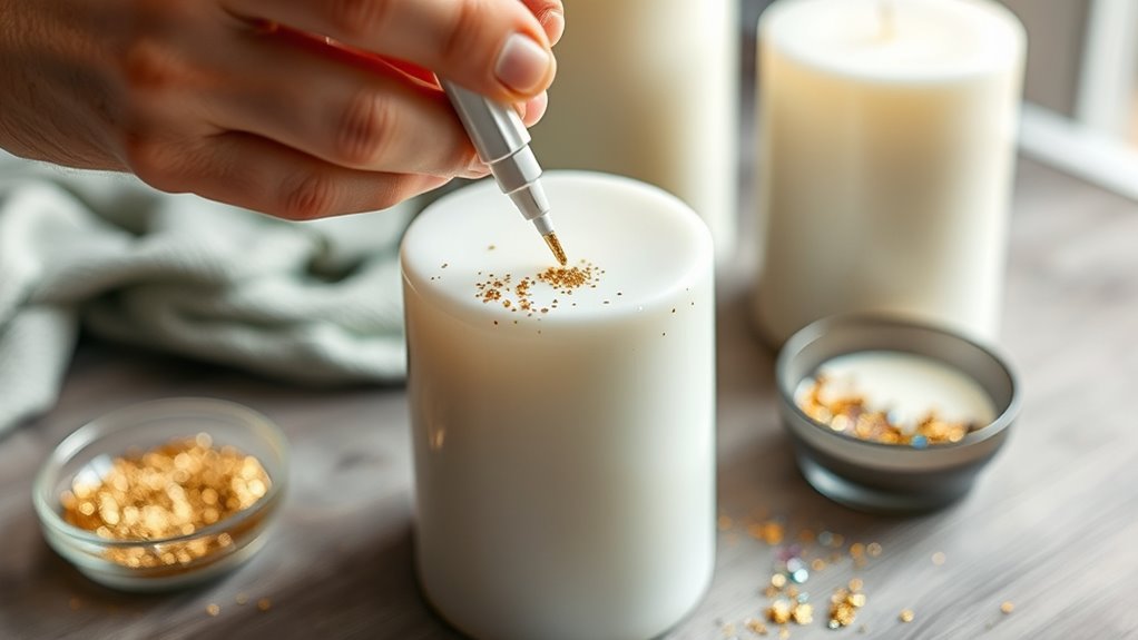 safe candle decorating practices