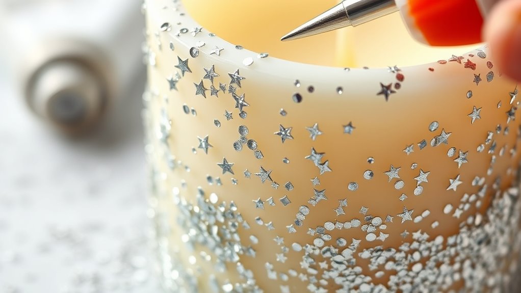 safe candle embellishment tips