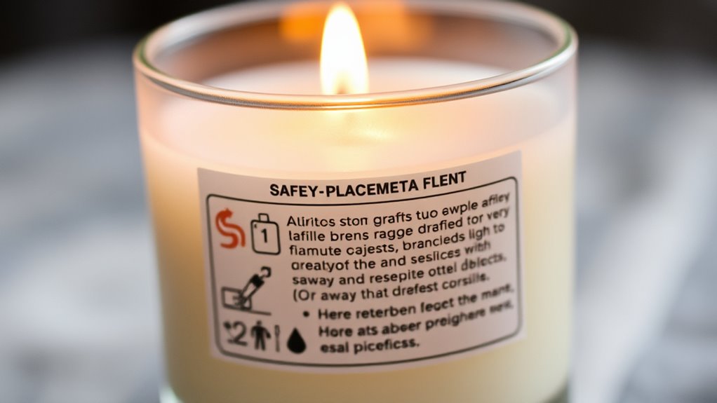 safe candle placement practices