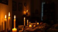 safe candle use during outages