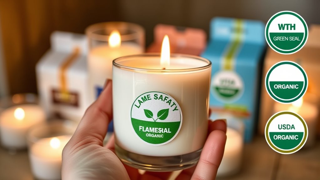 safe clean candle burning