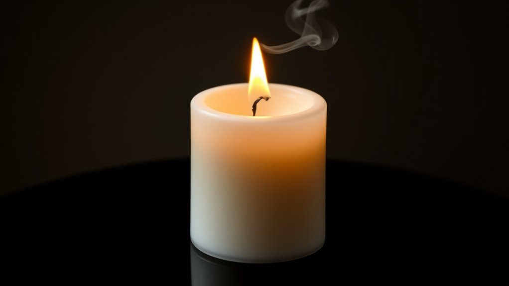 safe even candle burning