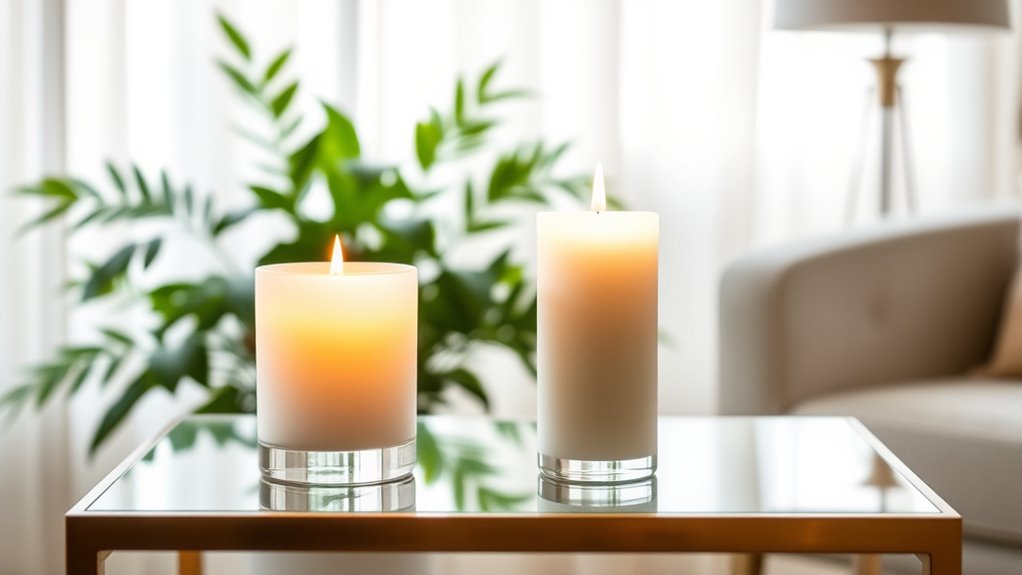 safe natural candle ambiance
