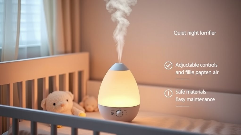 safe quiet customizable humidifiers