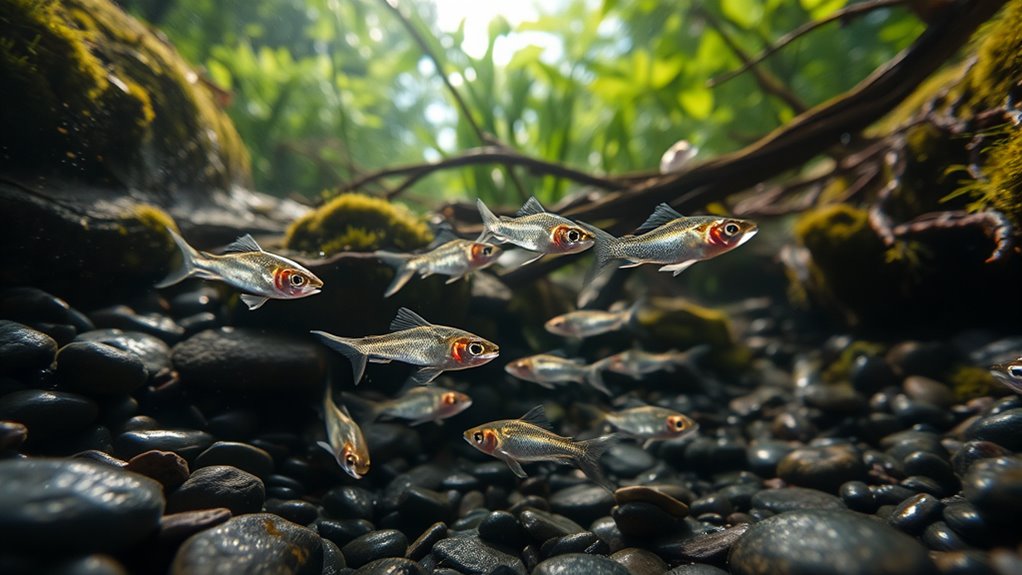 salmon fry growth and habitat