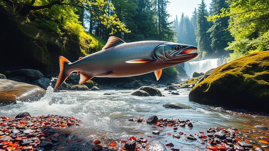 salmon navigate using environmental cues
