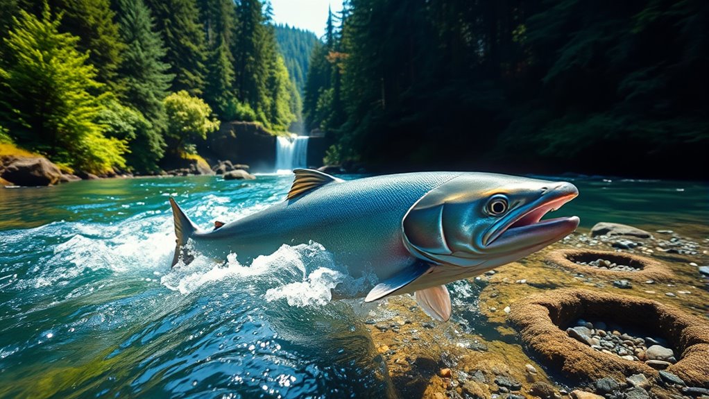 salmon spawning reproductive cycle