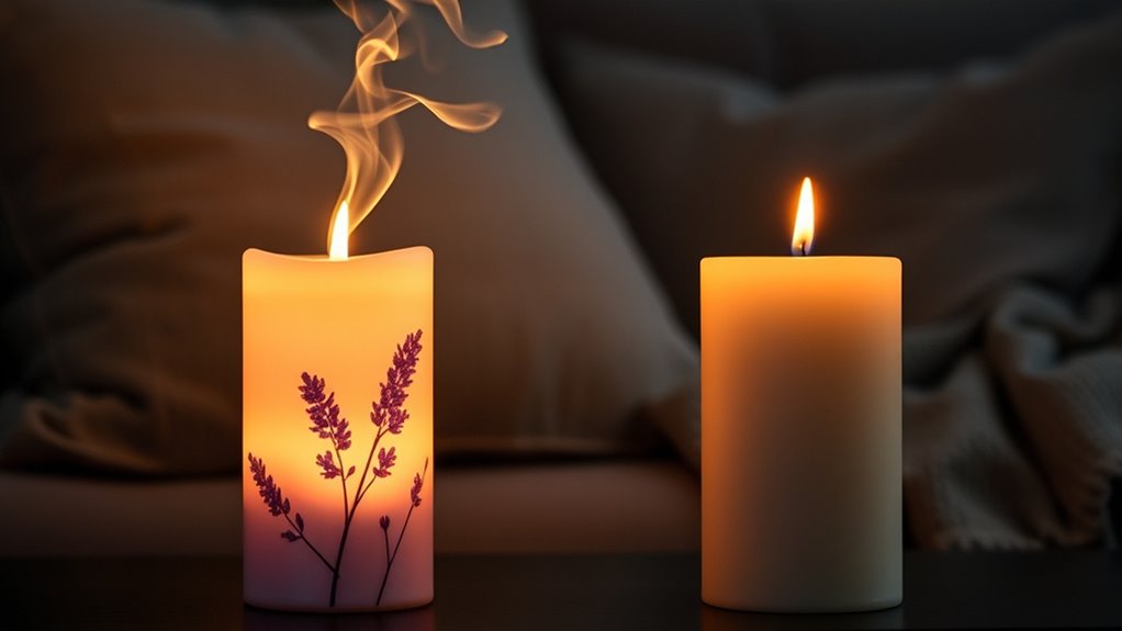 scented candles enhance relaxation