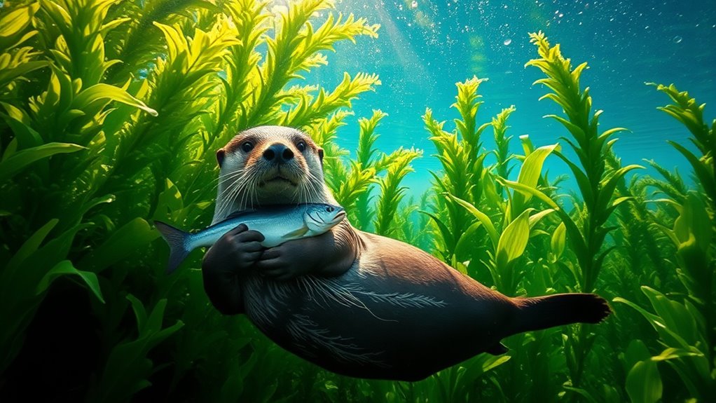 sea otters boost carbon sequestration