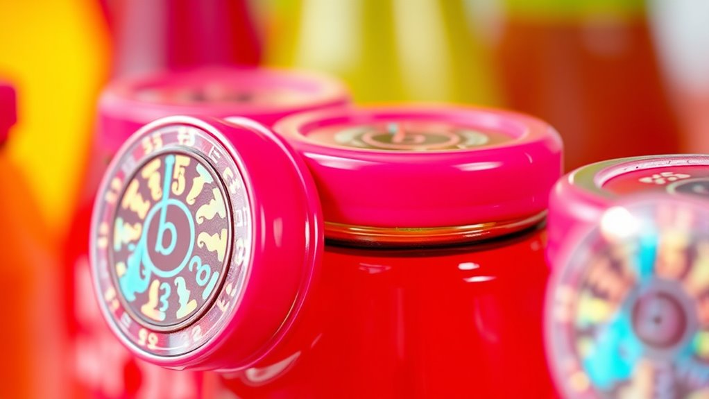 secure product packaging stickers