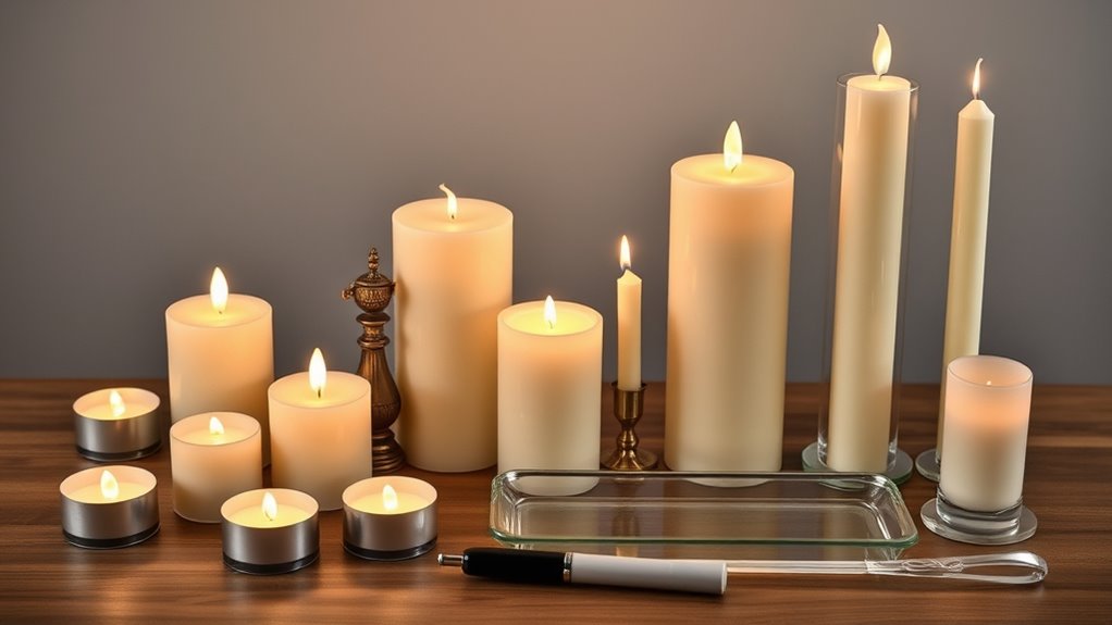 secure stable candle placement