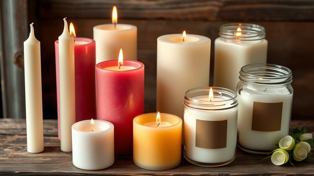 select appropriately sized candles
