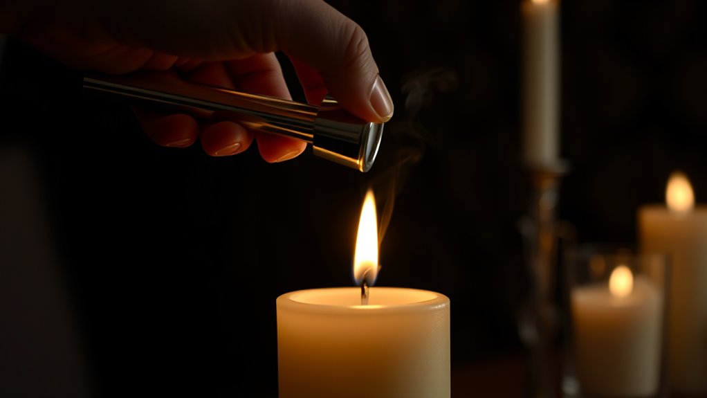 snuffing enhances candle safety