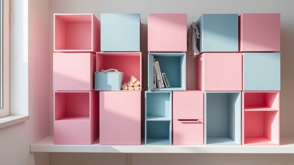 storage cubes size durability capacity