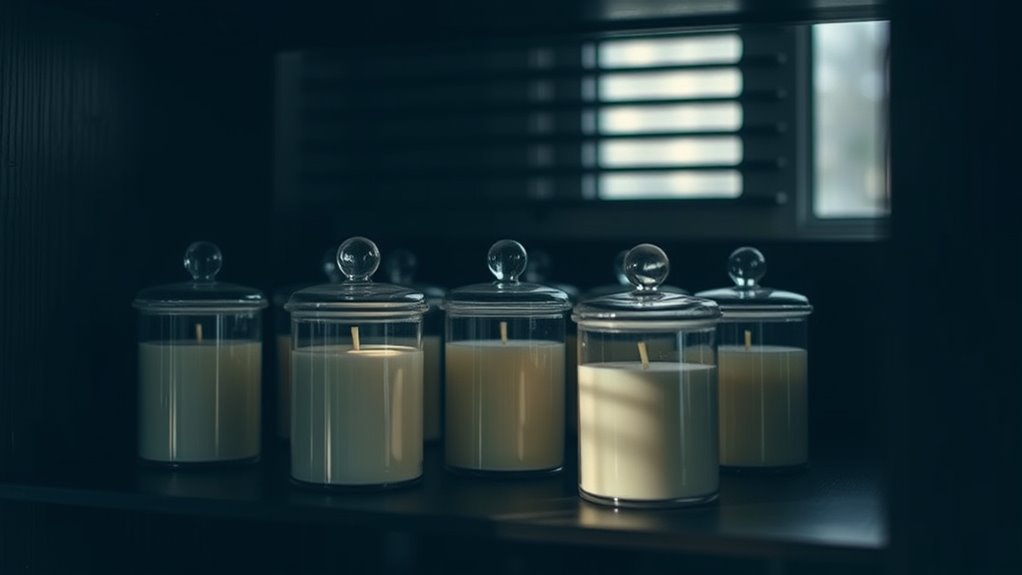 store candles in dry stable conditions