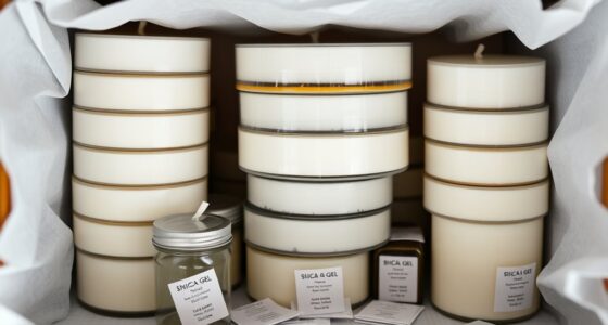 store candles properly indoors