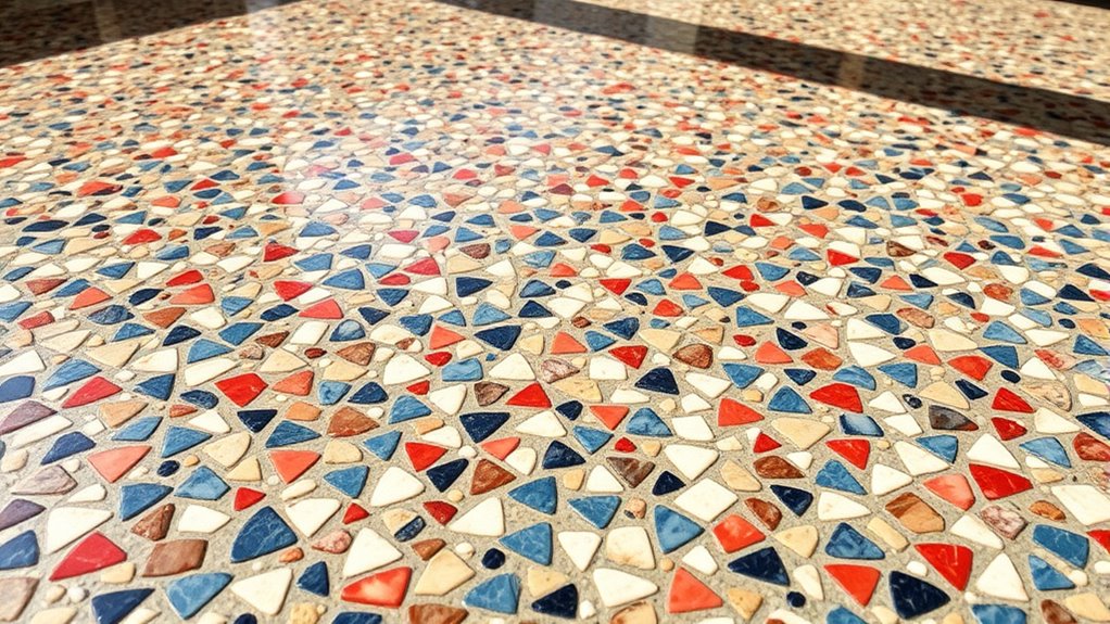 stylish durable terrazzo flooring