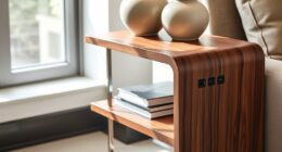 stylish functional charging tables