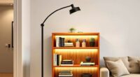 stylish shelving floor lamps