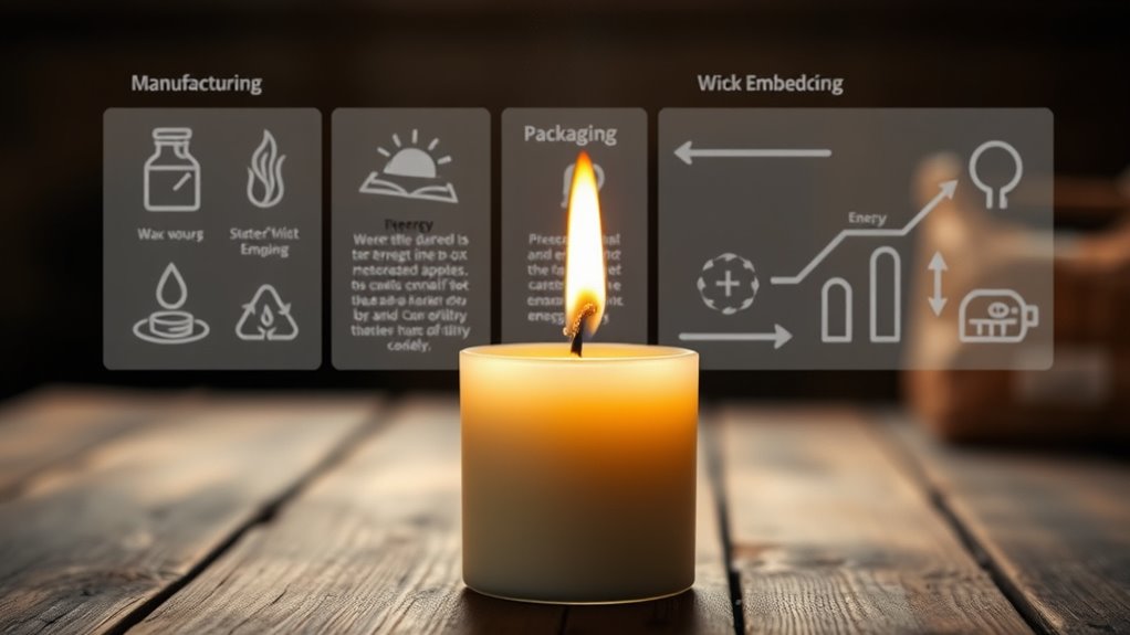 sustainable energy efficient candle manufacturing