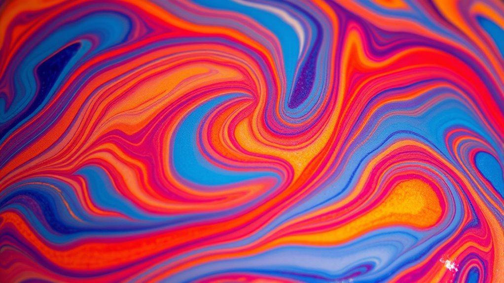 swirl wax for vibrant marbling