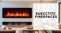 top 15 stylish electric fireplaces