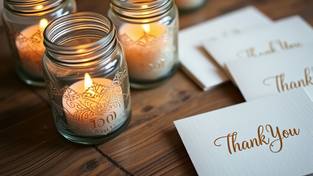 top candle brands for thank you cards