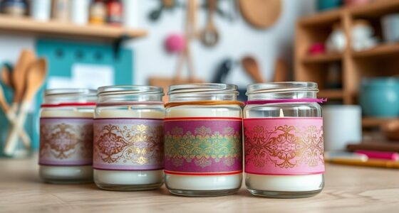 top candle jar shrink bands
