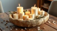 top dough bowl candle trays