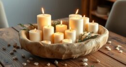 top dough bowl candle trays