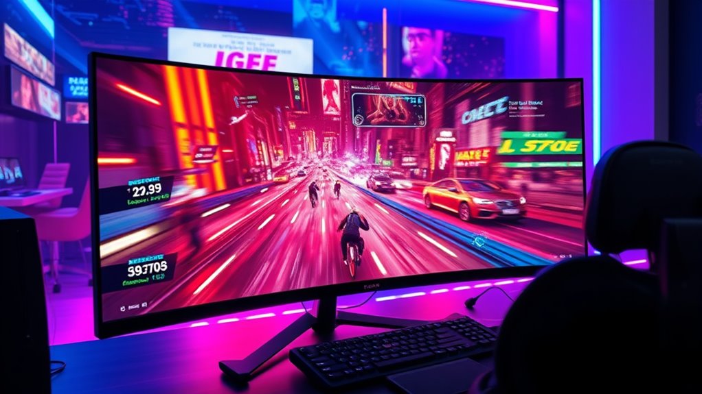 top gaming curved monitors